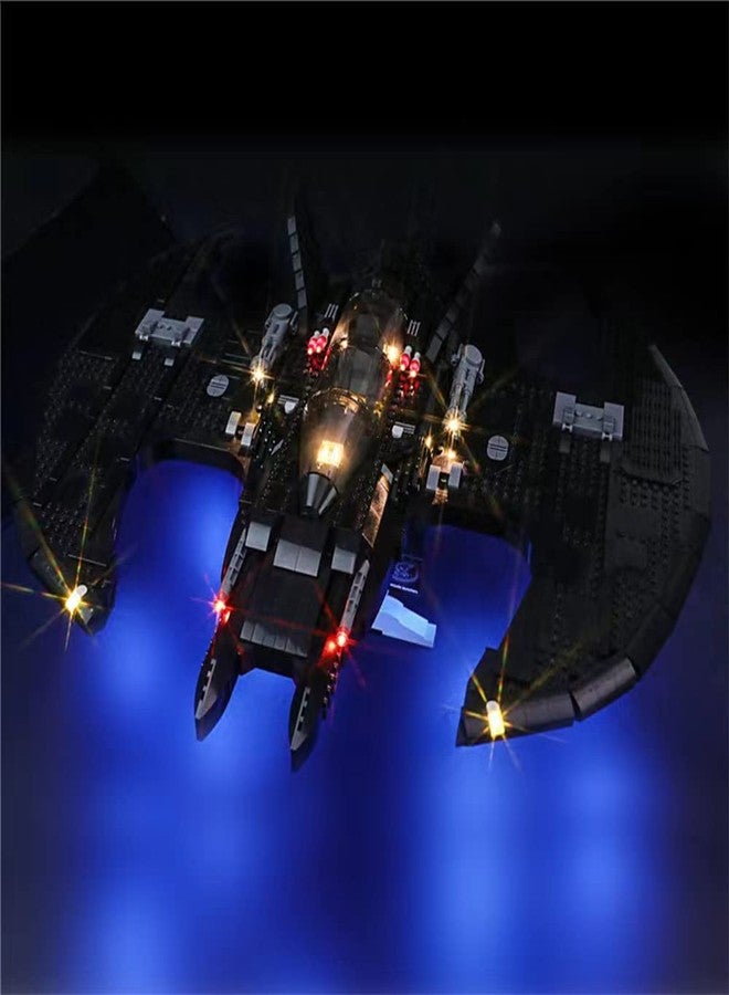 GEAMENT طقم إضاءة LED من GEAMENT متوافق مع Lego 1989 Batwing - طقم إضاءة لنموذج البناء 76161 (مجموعة النموذج غير متضمنة) - Image 1
